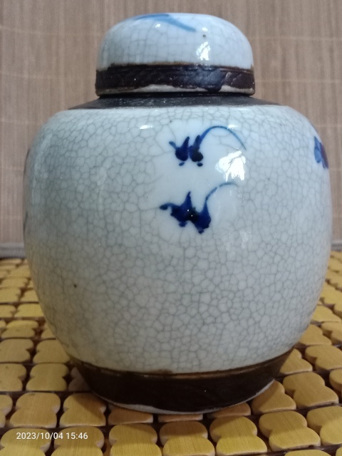 古玩陶瓷絕世好品花高士罐拍賣,當前價格888元