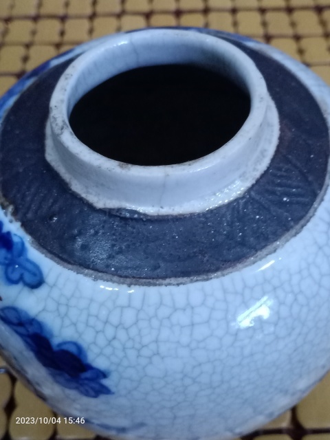 古玩陶瓷絕世好品花高士罐拍賣,當前價格888元