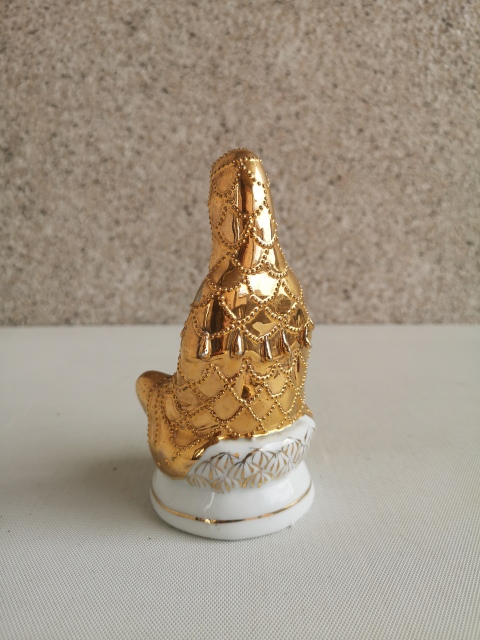 古玩陶瓷鍍金觀音塑像拍賣,當前價格288元