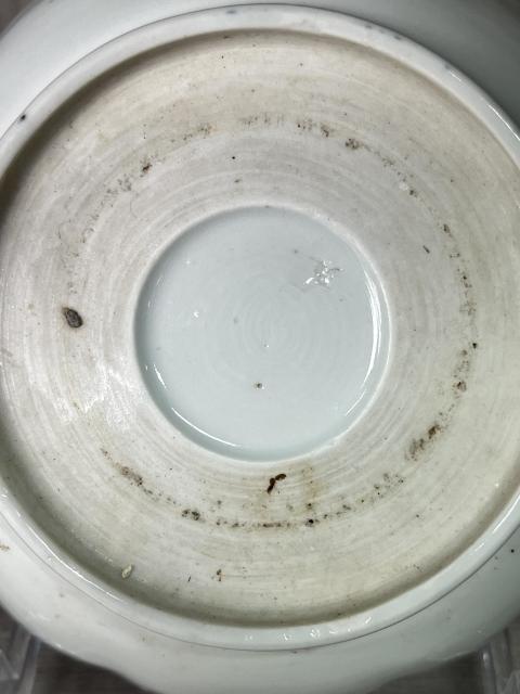 古玩陶瓷清代 山水人物紋青花盤拍賣,當前價格2222元