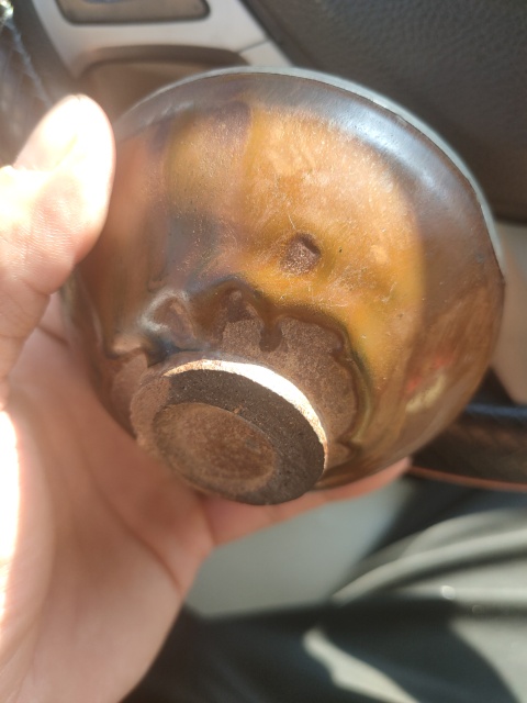 古玩陶瓷建窯柿紅釉茶盞拍賣，當(dāng)前價格900元