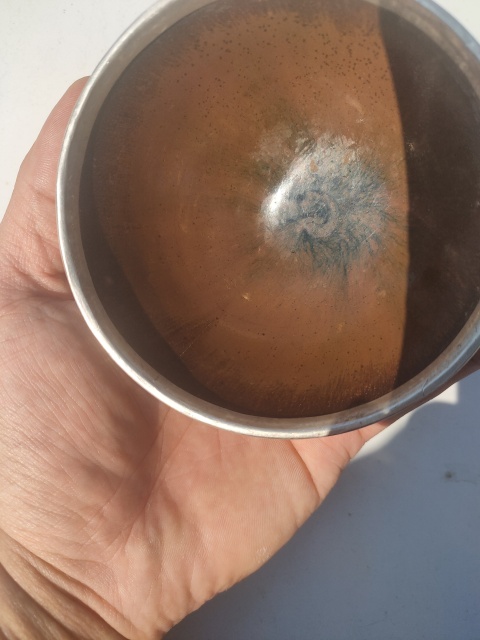 古玩陶瓷建窯柿紅釉茶盞拍賣，當(dāng)前價格900元