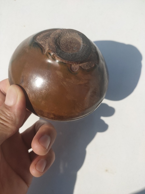 古玩陶瓷建窯柿紅釉茶盞拍賣，當(dāng)前價格900元