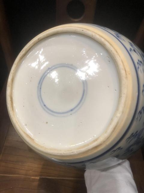 古玩陶瓷(新年放漏中)清-雍正-青花淡描-雙龍雙鳳紋蓋罐拍賣,當前價格20779元