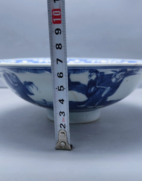 古玩陶瓷青花瓷福祿壽三星碗拍賣，當前價格800元