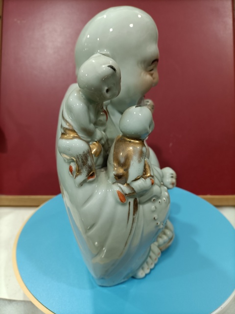 古玩陶瓷五子彌勒佛塑像拍賣,當前價格1888元