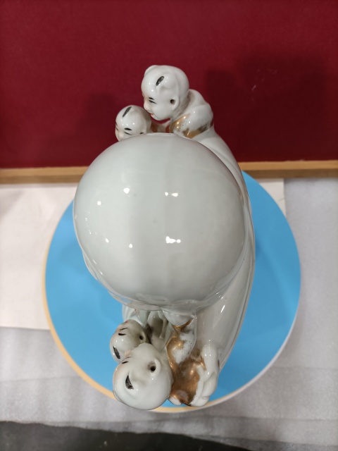 古玩陶瓷五子彌勒佛塑像拍賣,當前價格1888元