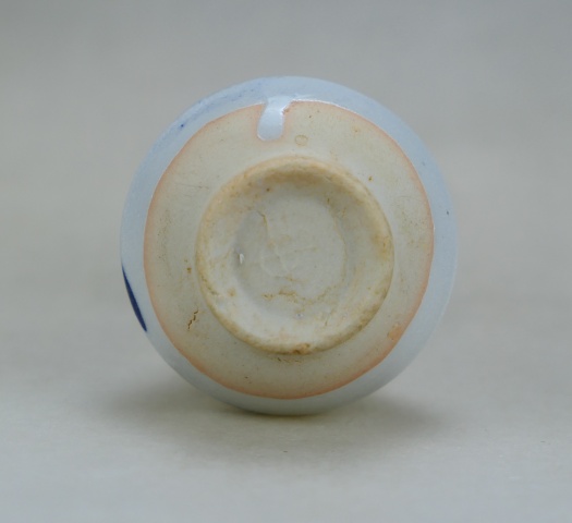 古玩陶瓷瓶中皇后:清早期花卉紋青花玉壺春瓶拍賣，當前價格698元