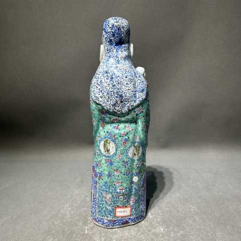 古玩陶瓷粉彩福星造像拍賣,當前價格8000元