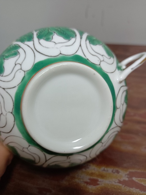 古玩陶瓷百財捧壽杯碟拍賣，當前價格888元