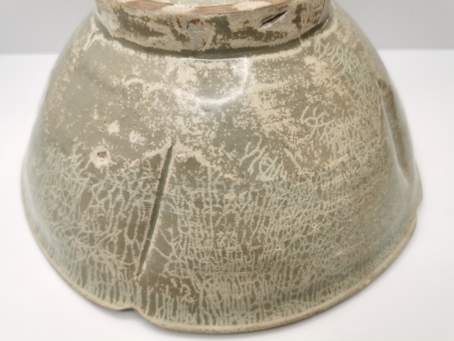 古玩陶瓷五代越窯青瓷葵口碗拍賣，當前價格15800元