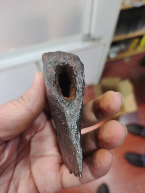古玩雜項宋斧（送福）拍賣，當前價格260元