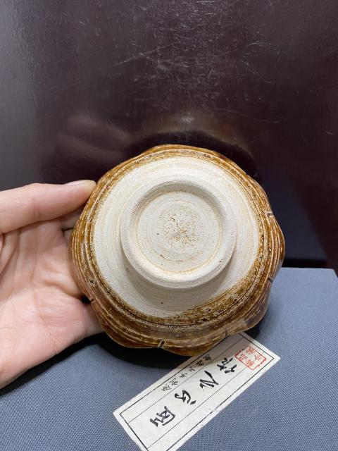 古玩陶瓷宋吉州窯黃釉葵口洗拍賣，當前價格4880元