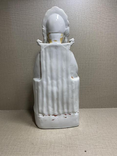 古玩陶瓷粉彩媽祖塑像拍賣，當前價格3800元