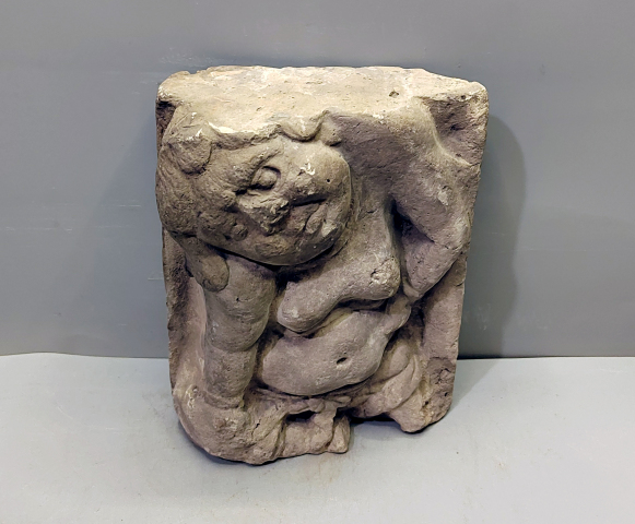 古玩陶瓷宋佛塔力士磚雕拍賣，當前價格3500元