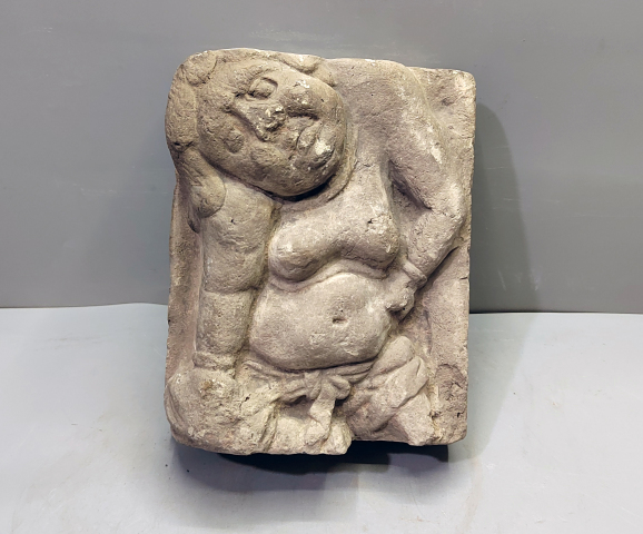 古玩陶瓷宋佛塔力士磚雕拍賣，當前價格3500元