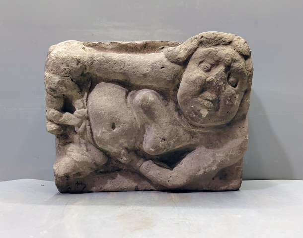 古玩陶瓷宋佛塔力士磚雕拍賣，當前價格3500元