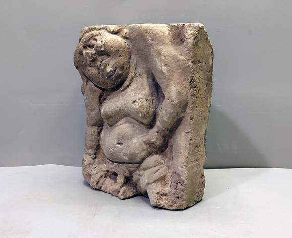 古玩陶瓷宋佛塔力士磚雕拍賣，當前價格3500元