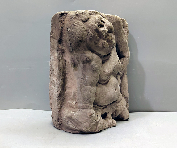 古玩陶瓷宋佛塔力士磚雕拍賣，當前價格3500元