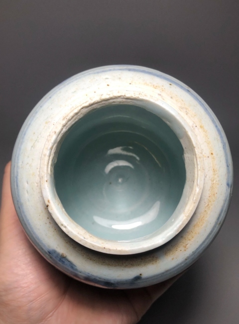 古玩陶瓷青花花卉紋蓋罐拍賣,當前價格3988元