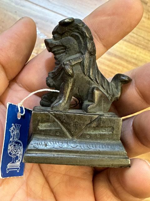 古玩雜項清代京獅子擺件拍賣,當前價格3999元