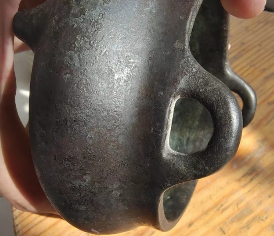 古玩銅器清中期沖天耳爐，拍賣，當前價格43500元