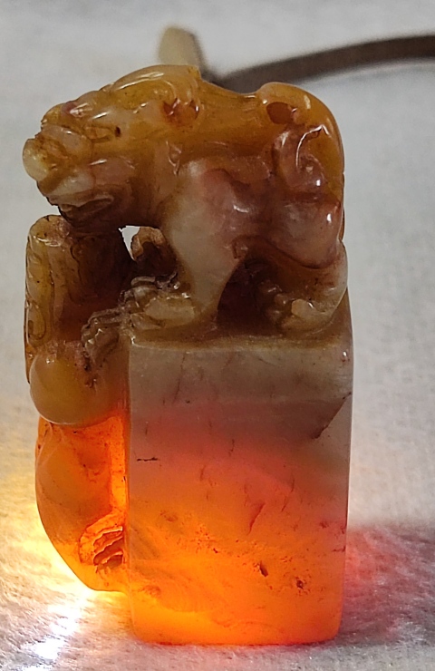古玩雜項獅鈕印拍賣,當前價格1688元