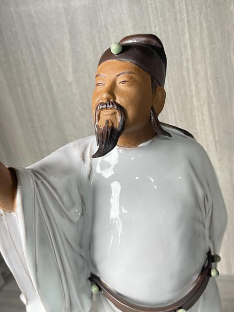 古玩陶瓷李白醉酒造像拍賣,當(dāng)前價(jià)格4500元