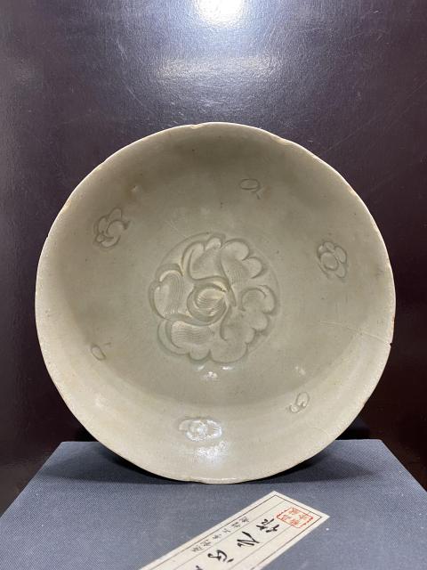 古玩陶瓷宋,影青釉刻花葵口盤拍賣,當前價格2280元