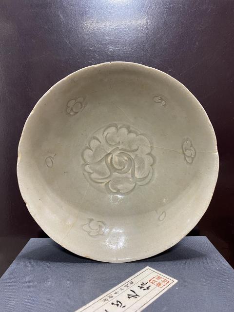 古玩陶瓷宋,影青釉刻花葵口盤拍賣,當前價格2280元
