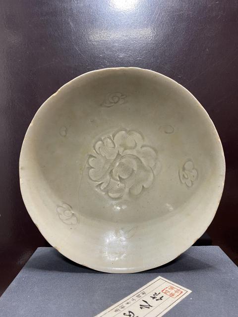 古玩陶瓷宋,影青釉刻花葵口盤拍賣,當前價格2280元