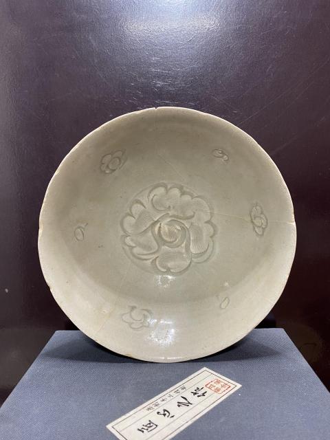 古玩陶瓷宋,影青釉刻花葵口盤拍賣,當前價格2280元