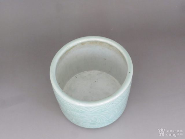 古玩陶瓷豆青釉香爐拍賣，當前價格2688元