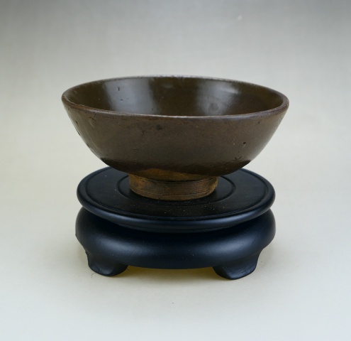 古玩陶瓷明代.磁州窯茶葉末釉碗拍賣，當前價格298元