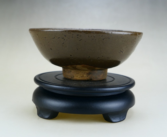 古玩陶瓷明代.磁州窯茶葉末釉碗拍賣，當前價格298元