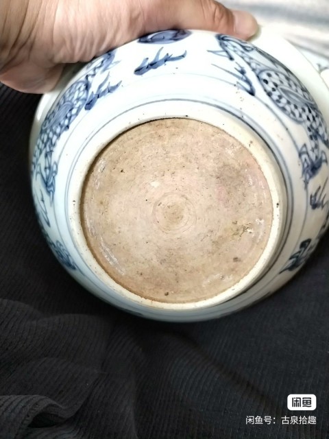 古玩陶瓷青花雙龍戲珠紋香爐拍賣,當前價格2888元