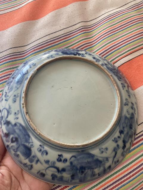 古玩陶瓷正德青花鳳凰牡丹盤拍賣，當前價格3000元