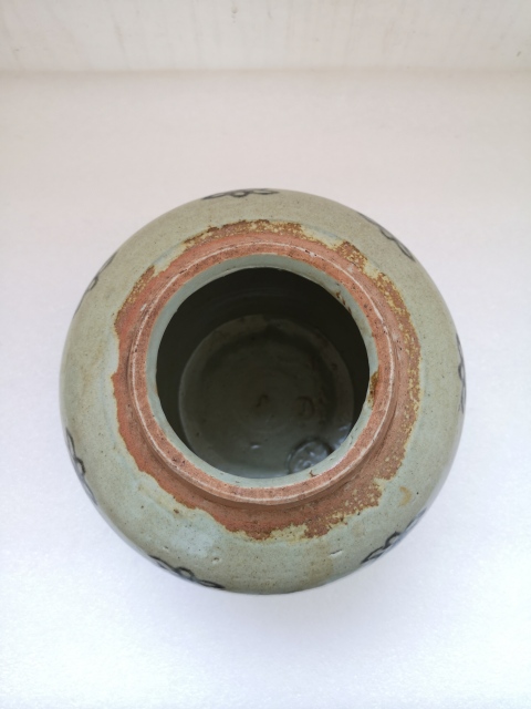 古玩陶瓷清代早期青花罐拍賣,當前價格850元