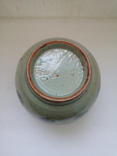 古玩陶瓷清代早期青花罐拍賣,當前價格850元