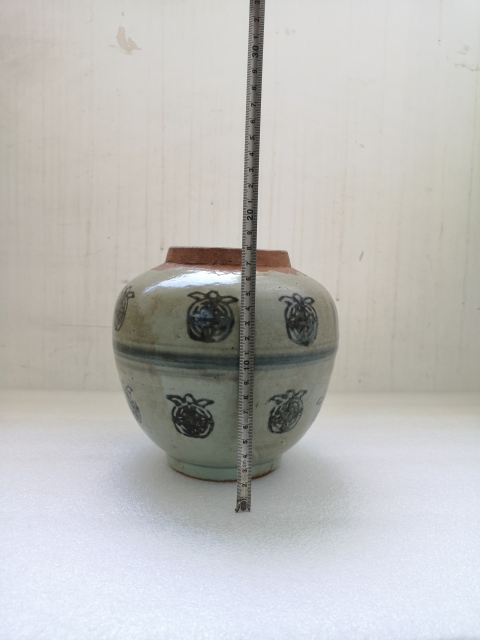古玩陶瓷清代早期青花罐拍賣,當前價格850元