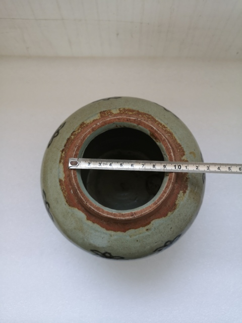 古玩陶瓷清代早期青花罐拍賣,當前價格850元