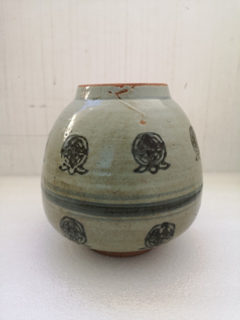 古玩陶瓷清代早期青花罐拍賣,當前價格850元