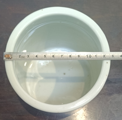 古玩陶瓷清代精品青花亭臺山水紋大筆海拍賣，當前價格7000元