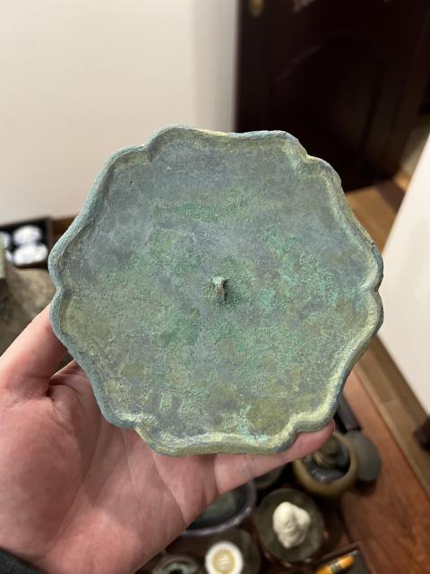 古玩銅器宋代葵花鏡拍賣，當前價格777元