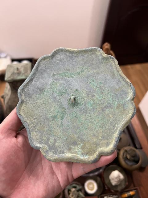 古玩銅器宋代葵花鏡拍賣，當前價格777元
