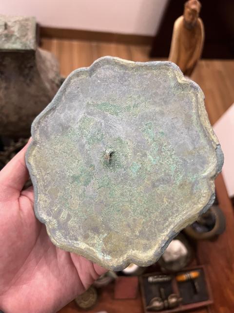 古玩銅器宋代葵花鏡拍賣，當前價格777元