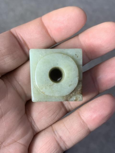 古玩玉器和田玉雕“琮式勒”拍賣，當前價格488元