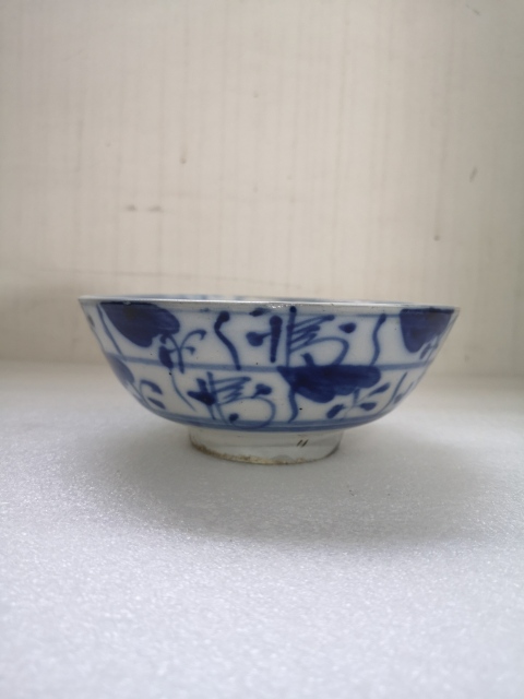 古玩陶瓷福字紋青花碗拍賣,當前價格398元