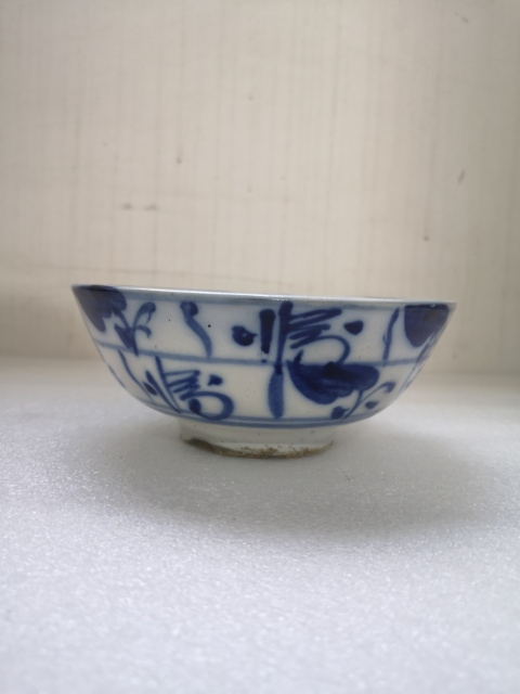 古玩陶瓷福字紋青花碗拍賣,當前價格398元