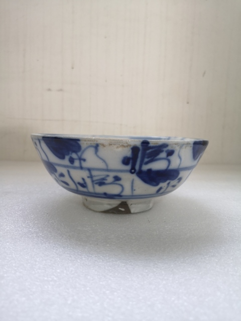 古玩陶瓷福字紋青花碗拍賣,當前價格398元